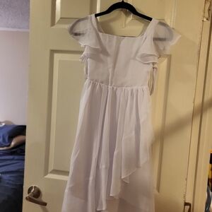 Elegant White Kids Dress